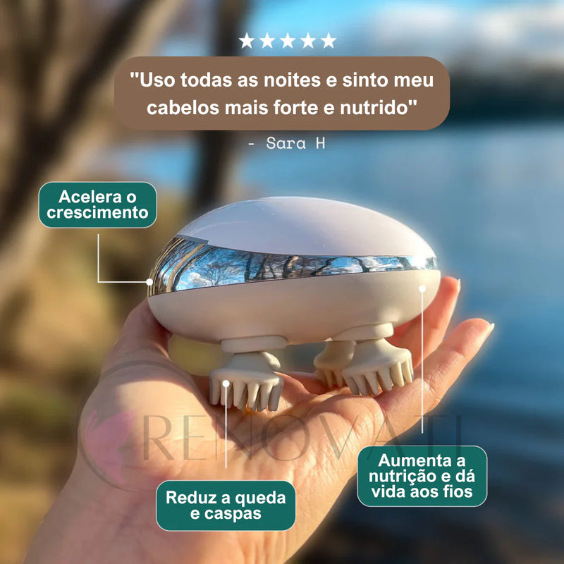 Massageador Elétrico para Couro Cabeludo