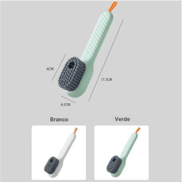 Escova de limpeza de sapatos - Dispenser automático