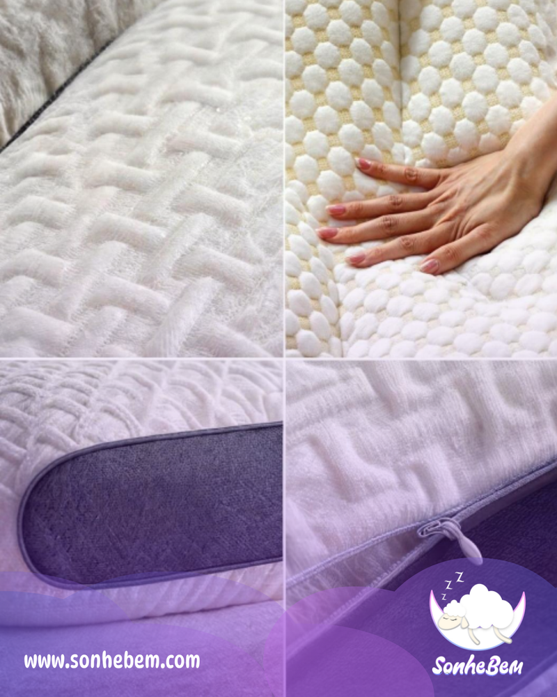 Travesseiro Pillow Top Confort -  Suporte Ortopédico Premium (COMPRE 1 LEVE 2)
