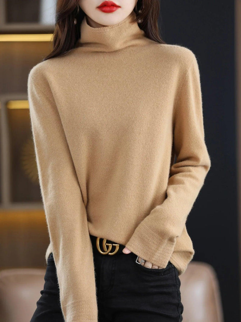 Suéter Feminino Soft Elegance Gola - Alta