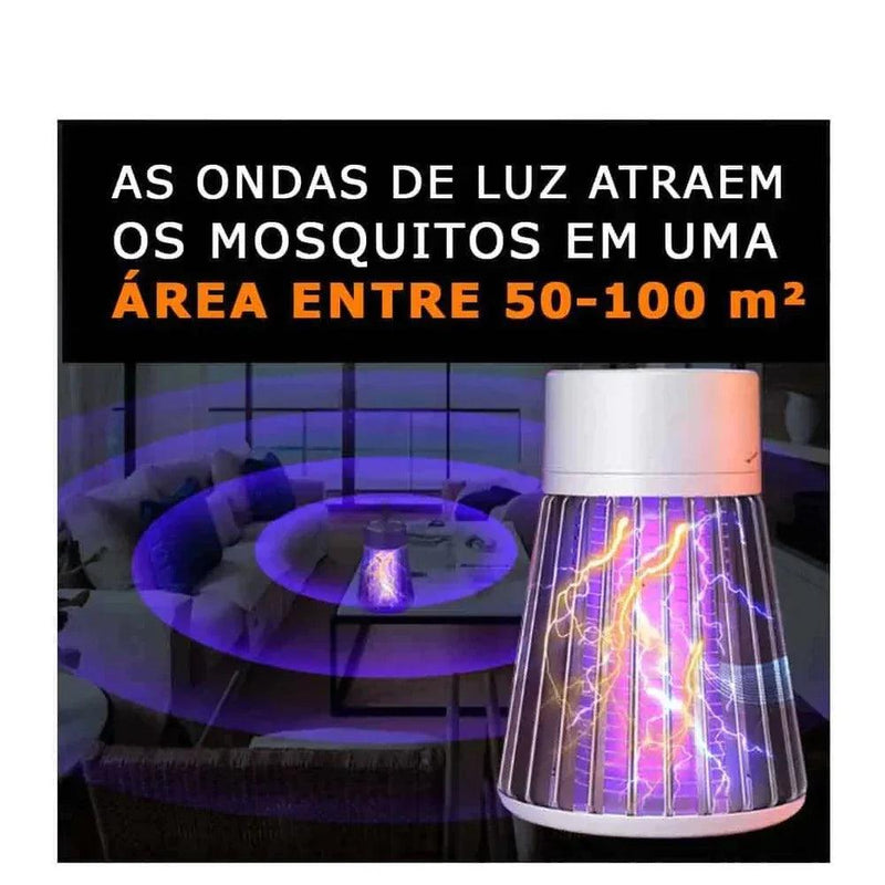 Lâmpada Mata Mosquitos - Sem Riscos e silicioso